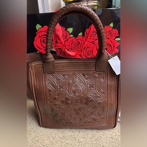 BRIGHTON Morella Tote Saddle Leather Medium Tote H36234